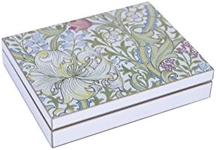 Fundashop fcpv19 – Cufflinks Box, Decorated In Morris, Wood, Grey