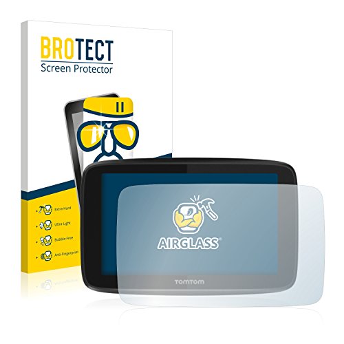 brotect Protector Pantalla Cristal Compatible con Tomtom GO 5200 Protector Pantalla Vidrio Dureza 9H AirGlass