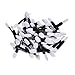Tonsee® 50pcs Disposable Double Ended Sponge Brush EyeShadow Applicator Tools Black