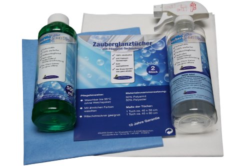 Preisvergleich Produktbild AQUA CLEAN PUR Zauberglanz Plus 4er Set