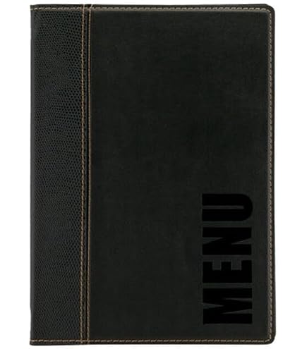 SIGEL SM182/5 Doppel-Transparenthüllen 1/2 A4 – 5x10 Stück, Für Getränkemappen, Abwischbar, Mit Gummibindung, Passgenau Für DIN A4