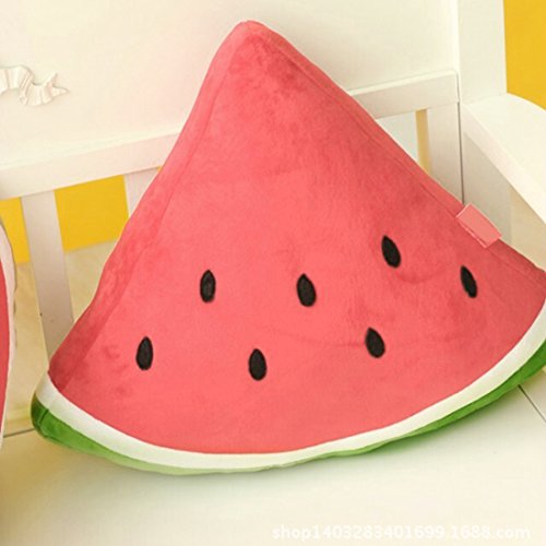 Qianle Wassermelone Kissen Haushalt Kissenpolster Dekokissen Stuhlkissen Sitzkissen Triangle watermelon L - 2