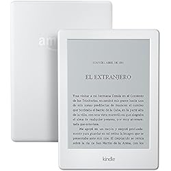 Kindle, pantalla táctil de 6'' (15,2 cm), sin luz integrada, wifi, blanco (8.ª generación, modelo anterior)