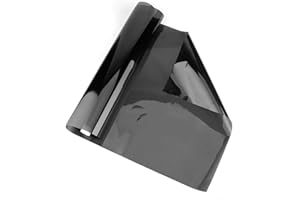 EELABPER Pulabo - Rotolo di pellicola oscurante per finestrini auto, 1 m x 50 cm, 15% VLT, colore nero, per auto, casa, ufficio, finestra, con raschietto