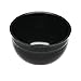Black plastic hair dye colouring bowl, hairdresser mixing bowlMake-up Accessories - Card of: 1 Piece(s) Material: Plastic