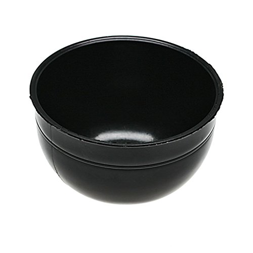 Black plastic hair dye colouring bowl, hairdresser mixing bowlMake-up Accessories - Card of: 1 Piece(s) Material: Plastic