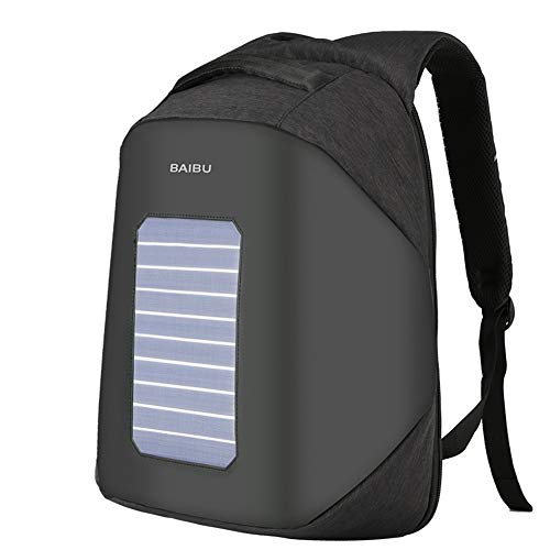 School Backpack Solar Charging Backpack With Usb Charging Port