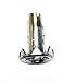 Happy Beds 8 x Chrome Gliders Glides With Inserts For Divan Beds Sofa Or Furniture Silver