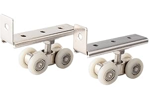 AWEN Ruote per porte scorrevoli, per armadietti, ante scorrevoli, per armadietti, armadi, finestre (2 pezzi)