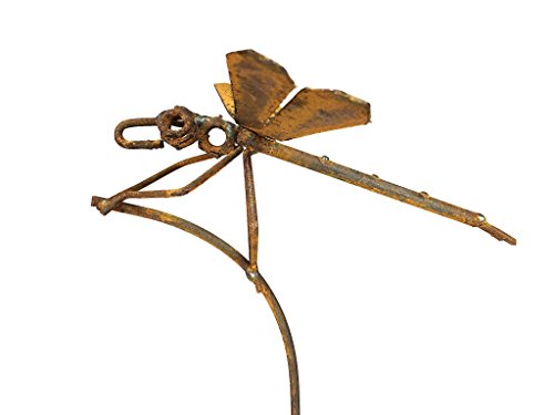 Gartenstecker Edelrost – Libelle – Höhe 86 cm - 3