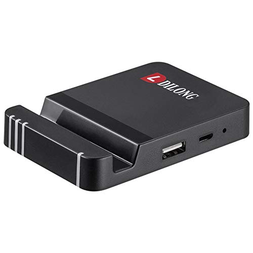 Preisvergleich Produktbild obiqngwi für den elektronischen Wettkampfsport, tragbare Gaming-Tastatur-Maus Bluetooth-Konverter-Handyhalter für Smartphone - Schwarz