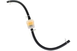 Huri Filtre à essence avec tuyau de carburant pour réservoir moto Crossbike Pocketbike Dirtbike ATV Quad 49 cm3