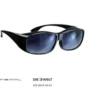 PEARL Sonnenbrille über Brille: Überzieh-Sonnenbrille 