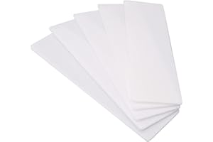 SKIR'CO (10 pcs) Plastic Flat Shims 1 mm, Glazing Packers 40 x 100 mm, Frame Spacers, Door and Window Frame Packers