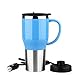 Produktbild Tasse Auto Wasserkocher Kochen 12 V / 24 V Zigarettenanzünder Heizung Cup Vakuum Isolierte Edelstahl 450 ML 50 Watt Reise Cup, 12V