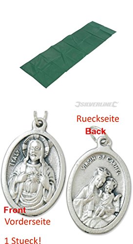 Preisvergleich Produktbild Wäschespinnen-Schutzhülle, 400x1500 mm, Wetterschutzhülle, Abdeckung, Schutzhaube, Abdeckhaube (929977945110) mit Anhänger Herz Jesu 2,5cm