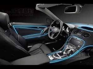 Samrah Luxury 5 Meter Interior Dashboard Ice Blue Light Strip for Cars