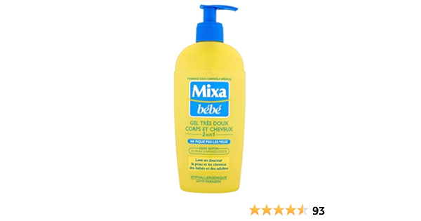 Mixa Bebe Gel Tres Doux Corps Et Cheveux 2 En 1 250 Ml Amazon Fr Bebe Et Puericulture