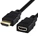 Produktbild Fosmon (0,5m) Hochgeschwindigkeits-HDMI-Verlängerungskabel Männlich auf/zu Weiblich [UHD 4K | 3D | Ethernet | Audio-Rückkehr] Vergoldete Extension Kabel für HD/Smart/Apple TV, PS4/3, Xbox One S/360