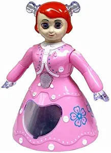Shree Creation Dancing Princess Girl Toy | Dancing Princess Barbie Girl Robot with 3D Musical Light Doll | 3D Dancing Princess Doll Musical Toy Gift for Kids Doll Toy-