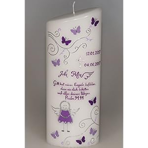 Taufkerze Lahja oval abg.