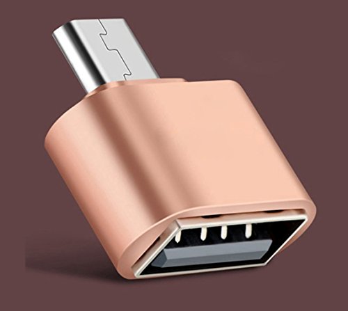 lucklystar Adapter OTG Micro USB (männlich) auf USB 2.0 (Buchse) Flash Festplatte Plug Adapter – Micro USB OTG zu USB Adapter für Android Smartphone/Tablet mit OTG Funktion (Huawei Samsung Galaxy Tab S/S2/Pro, LG G4/3/2/1/G Pro 1/2, Sony Xperia Z1/Z2/Z3/Z5, HTC One M8/M9, Google Nexus 5/6/7/9/10, Galaxy S7/S7E/S8/S8e/S6E +/S5/S4, Note 5/Edge/4/3/2/Pro/10.1/8.0 & # xff09; - 8