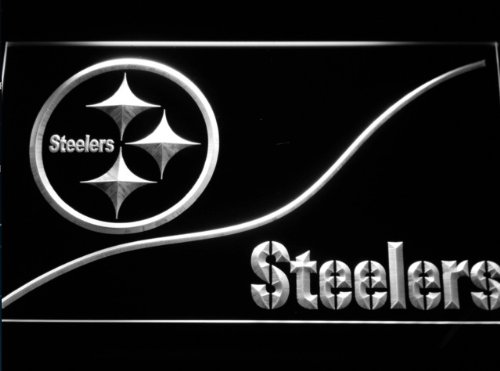 Preisvergleich Produktbild Pittsburgh Steelers Home Neon LED Zeichen Werbung Neonschild Weiß