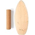 PRO 11 WELLBEING Wooden Balance Board, Improves Core Stability and Balance