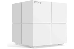 Tenda Nova MW6 WiFi Mesh System, AC1200 Dual Band, 2 Port Gigabit Ethernet, Router Mode and Access Point, Parental Control, Pack of 1