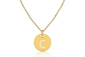 GD GOOD.designs EST. 2015 Collares para mujer con colgante iniciale oro I Collar letra - Longitud 40+5 cm - Cadena chapada en Oro 18k