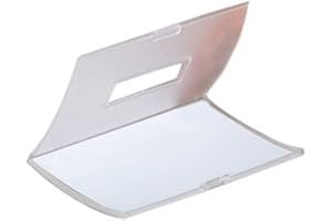 DURABLE - Porte-badge avec aimant CLICK FOLD 40 x 75 mm - Pour l'identification du personnel - Ouverture et insertion simple du badge - En matière recyclé - Boîte de 10