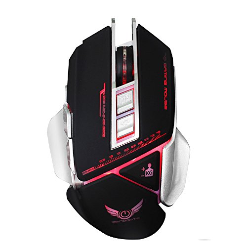 Preisvergleich Produktbild broadroot X400 Mechanische Makros Definieren Spiel Maus programmierbar Fire Schlüssel Lasermaus