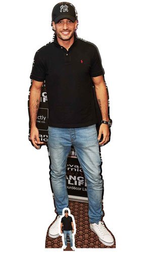 STAR CUTOUTS Life Size Cut Out with Mini Version of Strictly Giovanni Pernice, Cardboard, Multi-Colour, 178 x 61 x 178 cm