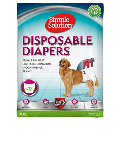 simple solution dog diapers xxl