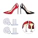 Produktbild Wommty 2 Paar Damen Heel Savers Stiletto High Heels Beschützer Absatzschoner Stopperabdeckung für Rennen, Hochzeiten, Formal Occasions