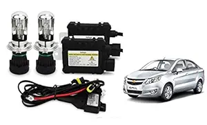 RS Enterprises Cars Chevrolet Sail H4 - HID Conversion Light Kit ( 2 HID Light , 2 Blaster , Wiring ) Vehicle HID Kit for Headlight