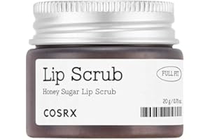 ‎COSRX COSRX Lippenpflege Balsam für trockene, rissige Lippen, angereichert mit Sheabutter, Schlafmaske, koreanische Hautpflege, Tierversuchsfrei, künstlicher parfümfrei, parabenfrei (Lip Scrub)