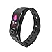 Produktbild Fitness-Tracker Watch Schrittzähler Und Kalorienzähler Activity Tracker Smart Armband, Schrittzähler, Schlaf-Monitor, Entfernung. VeryfitPro Walking And Running App Für IPhone Und Android-Handys(Black)