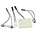 Produktbild Rhx Panel für die Kfz-Innenraumbeleuchtung mit 36 SMD LEDs in Warmweiß, T10- und BA9S-Sockel / Adapter