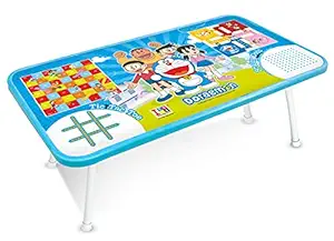 Doraemon Multipurpose Ludo Game Table for Kids/Toy Table/Foldable Study Table/Laptop Support Table/Multicolor Toys (Color May Vary from Illustration)