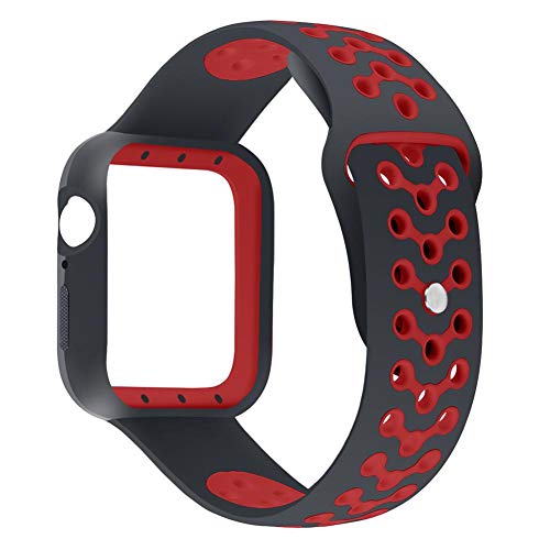 Preisvergleich Produktbild Weiches Silikonarmband für Apple Watch Series 4 44mm
