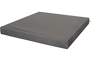 MOTHER LAND Water Resistance Rattan Patio Furniture Sofa Replacement Cushion seat Cover Pads (Seat 67cm x 67cm,x8cm, Charcoal)