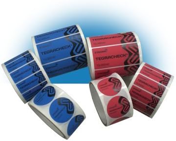 Tegracheck Blue 50 x 20mm Tamper Non-Transfer Tamper Evident Security Labels