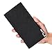 Produktbild Haxibkena Herren Long Wallet mit Multi-Kreditkartensteckplätze Weiches Leder Bifold Solid Wallet (Color : Black)