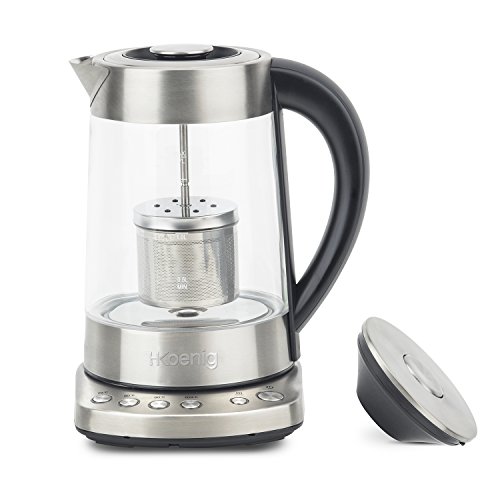 Théière Électrique Razorri 1,7L - Infuseur Automatique, 5 Programmes Thé, Maintien Au Chaud 60min