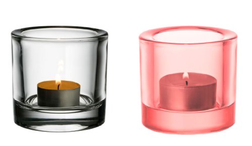 Preisvergleich Produktbild Iittala Kivi 60mm klar / lachsrosa 2 St