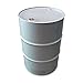 Produktbild 216 Liter Blechfass Stahlfass Fass Garagenfass Ölfass NEU Farbe: silber