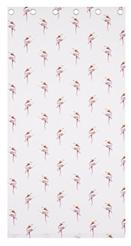 Catherine Lansfield Ballerina Easy Care Eyelet Curtains Pink, 66x72 Inch Catherine Lansfield Ballerina Easy Care Eyelet Curtains Pink, 66x72 Inch