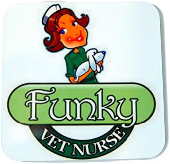 Funky Vet Nurse Coaster Veterinary Gift Present
