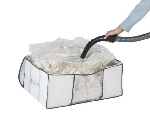 Wenko 7450022100 Vakuum Soft Box L, 65 x 25 x 50 cm, weiß, Polypropylen - 5